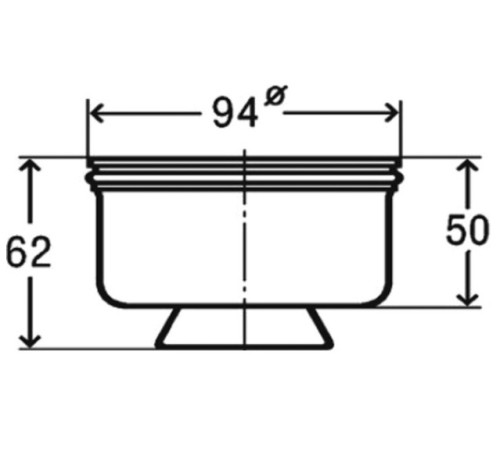 Сухой затвор для трапов Viega Advantix 100 мм 583255