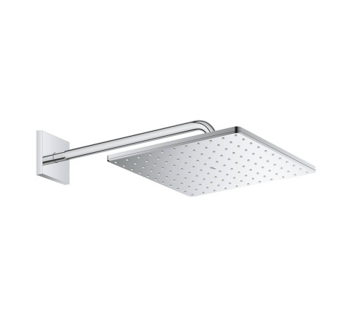 Верхний душ с кронштейном 422 мм GROHE Rainshower Mono 310 Cube хром 26563000