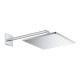 Верхний душ с кронштейном 422 мм GROHE Rainshower Mono 310 Cube хром 26563000