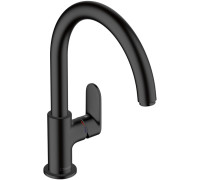 Смеситель для кухни hansgrohe Vernis Blend M35 260 матовый черный 71870670