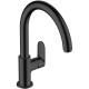 Смеситель для кухни hansgrohe Vernis Blend M35 260 матовый черный 71870670