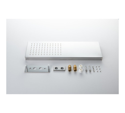 Душ верхний настенный Aquanet 550x170x30 мм хром AQ2084CR