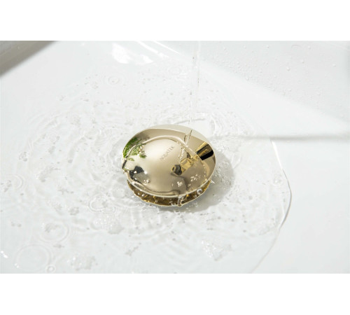 Донный клапан Aquatek Push-open без перелива полированное золото AQ6003PG