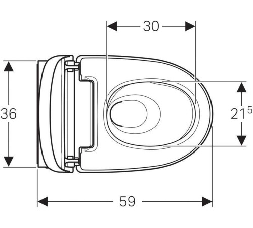Унитаз-биде подвесной Geberit AquaClean Mera Comfort белый хром 146.214.21.1