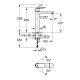 Смеситель для раковины GROHE Eurosmart Cosmopolitan XL-Size однорычажный хром 23921000