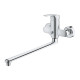 Смеситель для ванны и раковины GROHE Eurosmart мультифункциональный хром 23992003