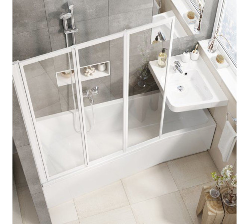 Ванна акриловая RAVAK BE HAPPY II 160х75 R белая C971000000