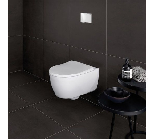 Унитаз подвесной Geberit iCon Rimfree безободковый с тонким сиденьем SoftClose 501.664.00.1