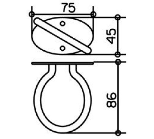 Держатель для фена KEUCO хром 04997010000