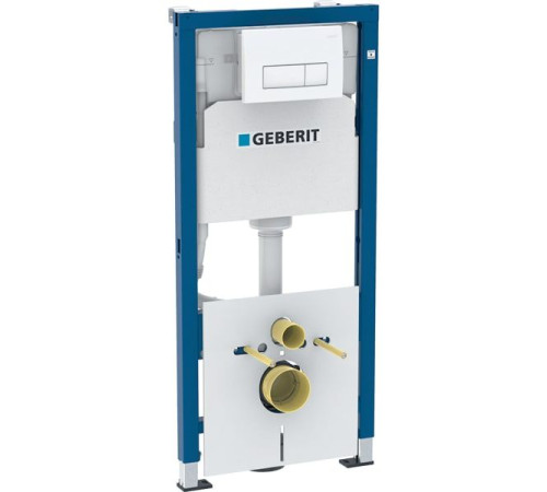 Инсталляция Geberit Duofix Delta с клавишей Delta50 черный глянцевый 458.128.DW.1
