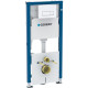 Инсталляция Geberit Duofix Delta с клавишей Delta50 черный глянцевый 458.128.DW.1