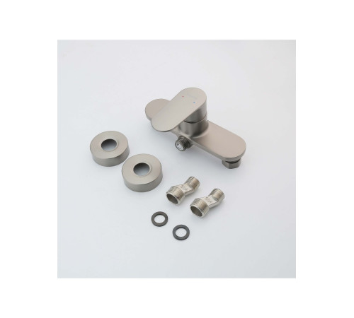 Смеситель для душа Aquanet Ника оружейная сталь AQ1860BGM