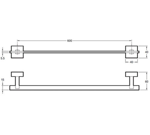 Полотенцедержатель Jacob Delafon Mecanique E77869-CP