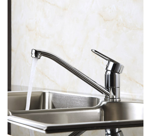 Смеситель для кухни Lemark Point с поворотным изливом хром LM0304C