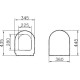 Сиденье для унитаза VitrA S50 с микролифтом 72-003-309