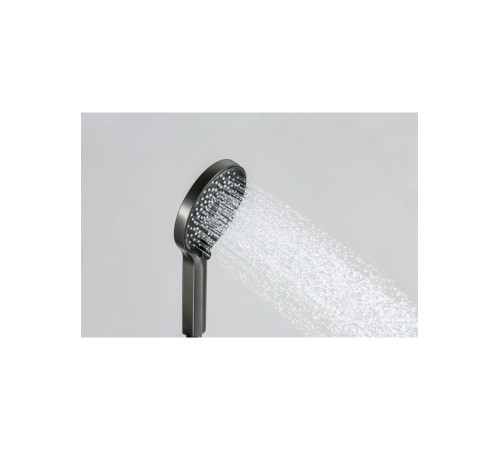 Душевой набор Aquanet Лугано 3jet оружейная сталь AQ2035BGM