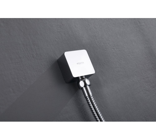 Шланговое подсоединение Aquatek хром AQ2459CR