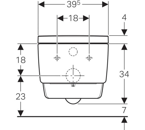 Унитаз-биде подвесной Geberit AquaClean Mera Comfort белый 146.214.11.1