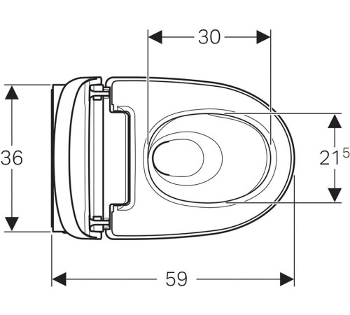 Унитаз-биде подвесной Geberit AquaClean Mera Comfort белый 146.214.11.1
