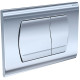 Панель смыва Kordi KDI-0000047 хром глянец прямоугольные кнопки KDI-0000047