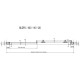 Душевая дверь раздвижная RAVAK Blix BLDP2-120 блестящий Transparent 0PVG0C00Z1