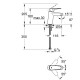 Смеситель для раковины GROHE Eurodisc Cosmopolitan EcoJoy хром 3246920E