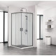 Душевой уголок Aquanet ARI KV 09020BL 900x900x2000 мм квадратный черный/прозрачное стекло AQ ARI KV 09020BL