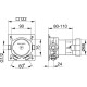 Встраиваемая часть для однорычажного смесителя KEUCO IXMO DN 15 59551000070