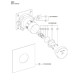 Встраиваемая часть для однорычажного смесителя KEUCO IXMO DN 15 59551000070