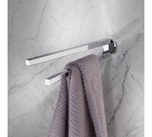 Полотенцедержатель KEUCO EDITION 90 двойной поворотный хром 19018010000