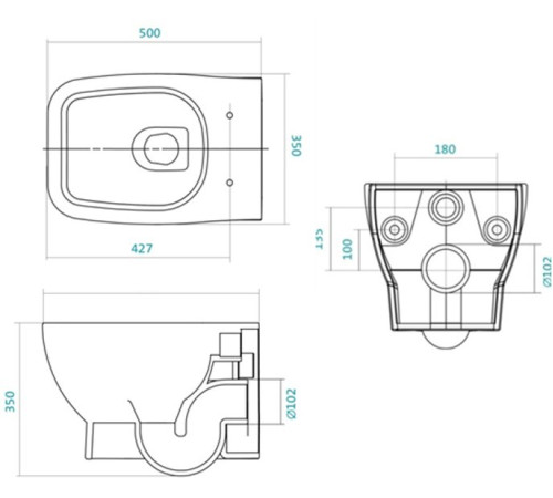 Комплект инсталляция с подвесным унитазом Santek НЕО ПЭК сиденье микролифт панель хром глянец 1.WH50.1.543