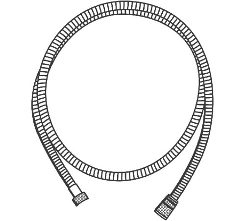 Шланг для душа металлический GROHE Rotaflex Metal Long-life TwistStop 1750 мм хром 28025001