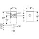 Сифон для раковины Geberit внутристенный белый 151.120.11.1