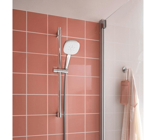 Душевой гарнитур GROHE Tempesta Cube 110 3 режима штанга 600 мм шланг 1750 мм хром 27929003