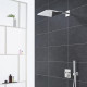 Душевая система с термостатом Grohe Grohtherm SmartControl и верхним душем Rainshower SmartActive Cube 310 хром 34706000
