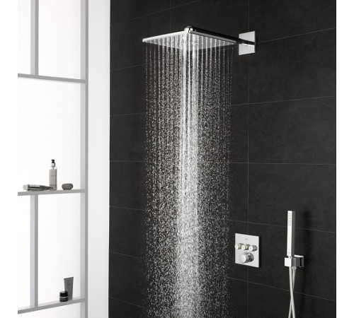 Душевая система с термостатом Grohe Grohtherm SmartControl и верхним душем Rainshower SmartActive Cube 310 хром 34706000