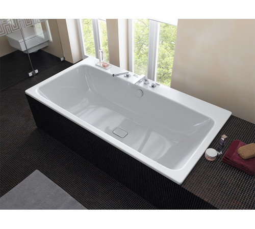 Ванна стальная Kaldewei Asymmetric Duo мод. 744 190x100 см Easy-Clean белая 274400013001