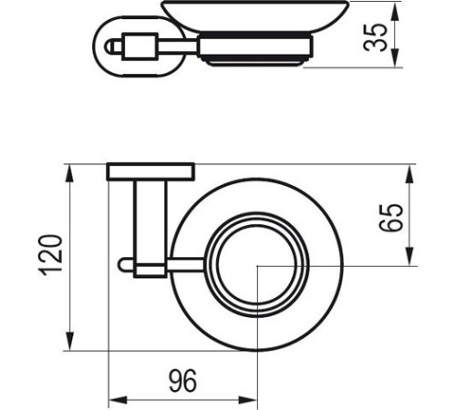 Держатель с мыльницей Ravak Chrome CR 200.00 X07P187