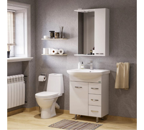 Комплект Тумба напольная Dreja Лагуна/3 с умывальником Лагуна 65 SET_Лагуна-3/Лагуна-65