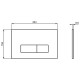 Кнопка смыва Ideal Standard Oleas M2 механическая белый R0121AC