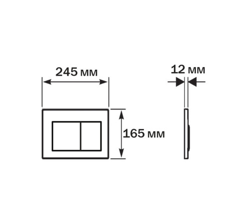 Комплект инсталляции 4 в 1 Aquatek Поларис (рама Standard, унитаз AQ0700-01, сиденье soft-close, панель KDI-0000011) ПОЛАРИС-01-011