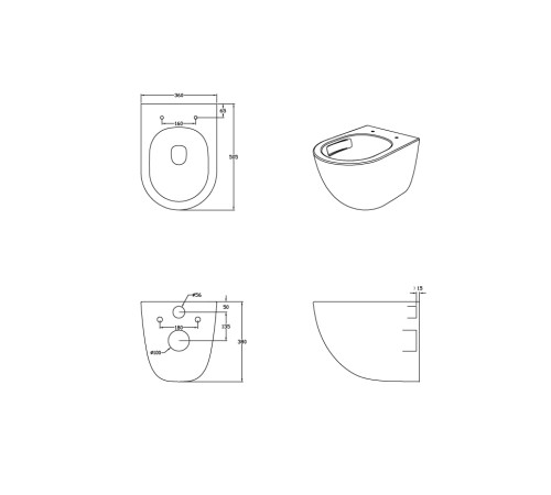 Комплект инсталляции AQUATEK ГЕЛИОС KKI2 рама Standard INS-0000012 крепеж KKI-0000002 унитаз AQ1993T-00