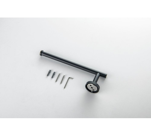 Полотенцедержатель Aquanet Оберон матовый черный AQ4219MB