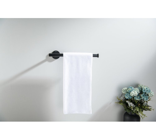Полотенцедержатель Aquanet Оберон матовый черный AQ4219MB