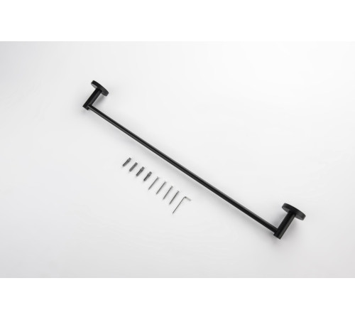 Полотенцедержатель Aquanet Европа 600 мм матовый черный AQ4114MB