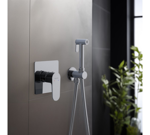 Набор с гигиеническим душем Aquanet Oberon со смесителем хром AQ1219CR