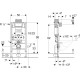 Инсталляция для подвесного унитаза Geberit Duofix 98 см бачок Omega 12 см 111.030.00.2