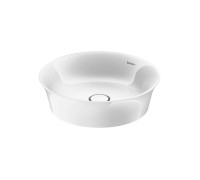Раковина накладная Duravit White Tulip Ø 43 см без перелива 2362430079