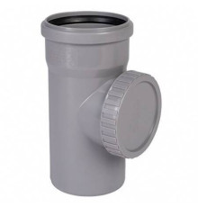 Крышка для ревизии Ostendorf HTRE 110 мм 815600 RAL 7037