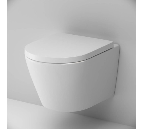 Унитаз подвесной AM.PM Spirit V2.0 FlashClean с сиденьем микролифт C741701SC